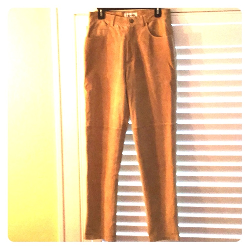 Genuine Suede Leather Jeans